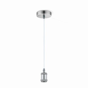 Globo OLIVER Pendant Light brushed steel, 1-light source