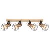 Globo MARIA Ceiling Light Light wood, 4-light sources