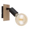 Globo MARTHA Wall Light Light wood, black, 1-light source