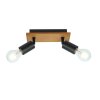 Globo MARTHA Ceiling Light Light wood, black, 2-light sources