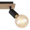 Globo MARTHA Ceiling Light Light wood, black, 2-light sources