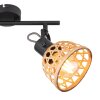 Globo WENNA Ceiling Light black, 2-light sources