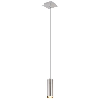 Globo ROBBY Pendant Light chrome, matt nickel, 1-light source