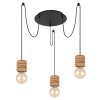 Globo ANGELINE Pendant Light black, 3-light sources