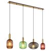 Globo NORMY Pendant Light brass, 4-light sources