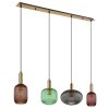Globo NORMY Pendant Light brass, 4-light sources