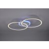 Reality ARRIBO Ceiling Light LED titanium, 3-light sources, Remote control, Colour changer