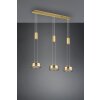 Trio-Leuchten FRANKLIN Pendant Light LED brass, 3-light sources