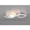 Trio-Leuchten JIVE Ceiling Light LED white, 1-light source, Remote control