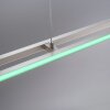 Paul-Neuhaus HELIX Pendant Light LED aluminium, 2-light sources, Remote control