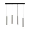 Paul-Neuhaus ETON Pendant Light black, 4-light sources