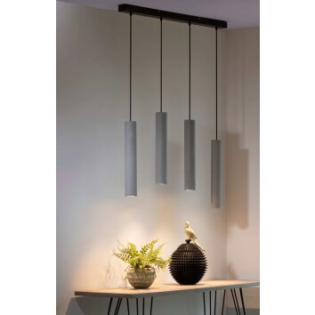 Paul-Neuhaus ETON Pendant Light black, 4-light sources