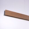 Paul-Neuhaus PALMA Pendant Light LED grey, Light wood, 2-light sources, Remote control