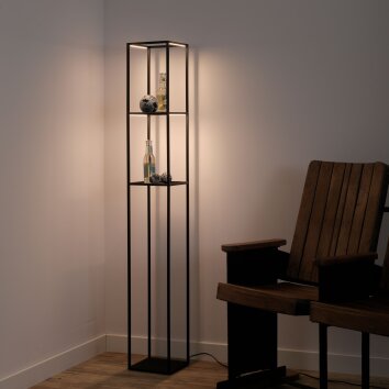 Paul-Neuhaus CONTURA Floor Lamp LED black, 4-light sources