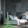 Paul-Neuhaus Q-ADRIANA Floor Lamp LED aluminium, 2-light sources, Remote control