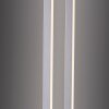 Paul-Neuhaus Q-KAAN Floor Lamp LED brushed steel, 2-light sources, Remote control