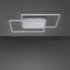 Paul-Neuhaus YUKI Ceiling Light LED brushed steel, 3-light sources, Remote control
