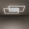 Paul-Neuhaus YUKI Ceiling Light LED brushed steel, 3-light sources, Remote control