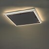 Paul-Neuhaus HELIX Ceiling Light LED aluminium, 2-light sources, Remote control