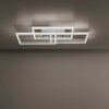 Paul-Neuhaus HELIX Ceiling Light LED aluminium, 6-light sources, Remote control