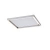 Paul-Neuhaus Q-KAAN Ceiling Light LED brushed steel, 2-light sources, Remote control