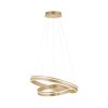Paul-Neuhaus Q-VITO Pendant Light LED brass, 2-light sources, Remote control