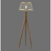 Leuchten-Direkt FREDERIK Floor Lamp Dark wood, 1-light source