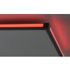 Leuchten-Direkt MARIO Ceiling Light LED black, 1-light source, Remote control, Colour changer