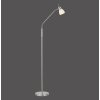 Leuchten-Direkt KARO Floor Lamp brushed steel, 1-light source