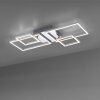 Leuchten-Direkt IVEN Ceiling Light LED brushed steel, 2-light sources