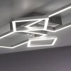 Leuchten-Direkt IVEN Ceiling Light LED brushed steel, 2-light sources