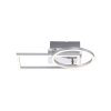 Leuchten-Direkt IVEN Ceiling Light LED brushed steel, 1-light source