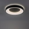 Leuchten-Direkt LOLASMART-ANIKA Ceiling Light LED anthracite, 1-light source, Remote control, Colour changer