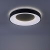 Leuchten-Direkt LOLASMART-ANIKA Ceiling Light LED anthracite, 1-light source, Remote control, Colour changer