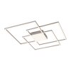 Leuchten-Direkt ASMIN Ceiling Light LED brushed steel, 3-light sources, Remote control