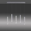 Leuchten-Direkt BRUNO Pendant Light LED aluminium, 5-light sources
