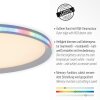 Leuchten-Direkt GALACTICA Ceiling Light LED white, 1-light source, Remote control, Colour changer