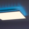 Leuchten-Direkt GUSTAV Ceiling Light LED white, 1-light source, Remote control, Colour changer