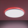 Leuchten-Direkt GUSTAV Ceiling Light LED white, 1-light source, Remote control, Colour changer