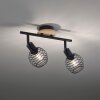 Leuchten-Direkt EUGEN Ceiling Light Ecru, black, 2-light sources