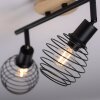 Leuchten-Direkt EUGEN Ceiling Light Ecru, black, 2-light sources