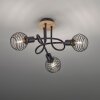 Leuchten-Direkt EUGEN Ceiling Light Ecru, black, 3-light sources