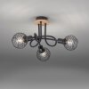 Leuchten-Direkt EUGEN Ceiling Light Ecru, black, 3-light sources