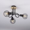 Leuchten-Direkt EUGEN Ceiling Light Ecru, black, 3-light sources