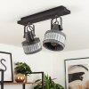 HOLSA Ceiling Light black, 2-light sources