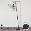 UARAU Floor Lamp black, 1-light source