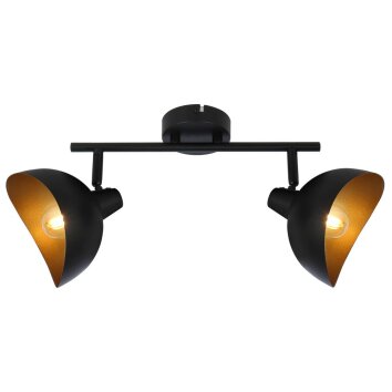 spotlight tube Brilliant Layton black, 2-light sources