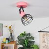 BUILAKO Ceiling Light pink, black, 1-light source