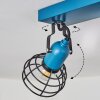 BUILAKO Ceiling Light blue, black, 2-light sources