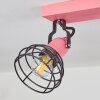 BUILAKO Ceiling Light pink, black, 2-light sources